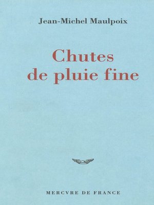 cover image of Chutes de pluie fine